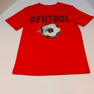 TEK GEAR #FUTBOL BOYS SOCCER T- SHIRT